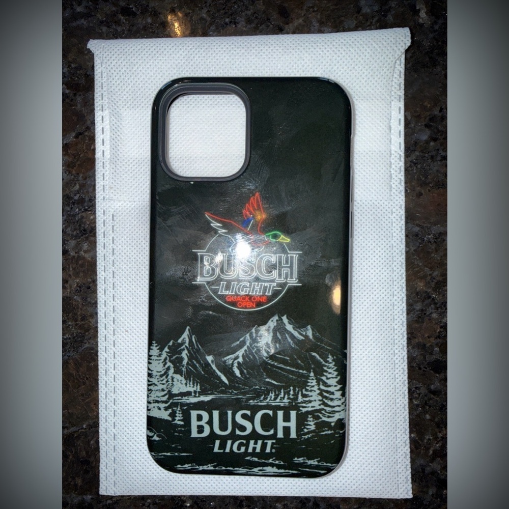 Iphone 12 - 6.1 Busch Light Phone Case Crack One Open - New￼
